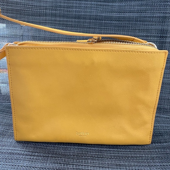 ✨Botkier New York Warren City Leather Purse Yellow - Picture 4 of 12